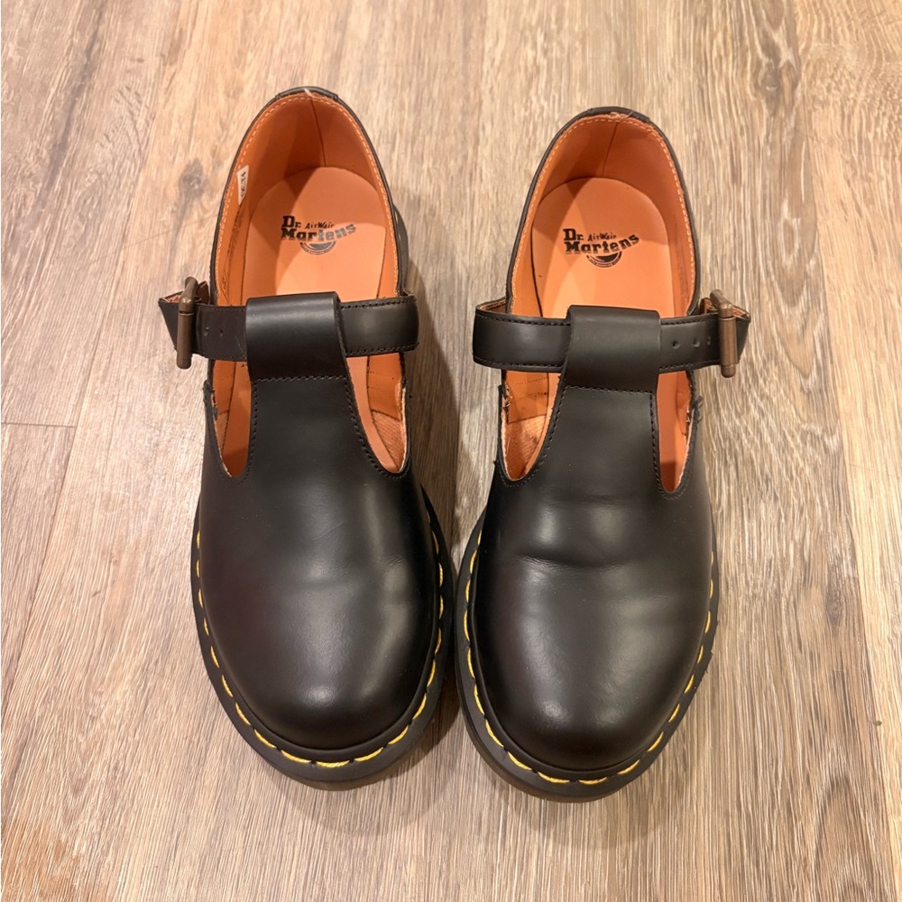 Dr. Martens Black Mary Jane Shoes - used once!